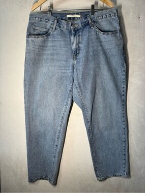 Levi's 94 Baggy Light Blue Wide Leg Jeans 16W